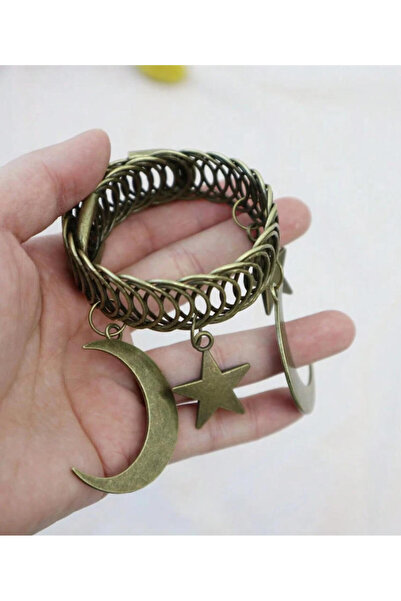 Choice 1PC 1pc Vintage Star & Moon Metal Curtain Clip, Suitable For Living Ro...