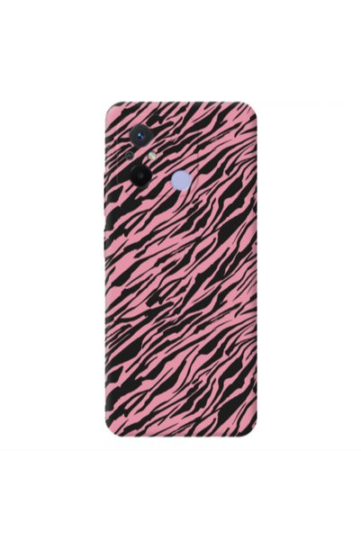 Other Xiaomi Redmi 12C Black zebra Pink Colored Silicone TPU Θήκη