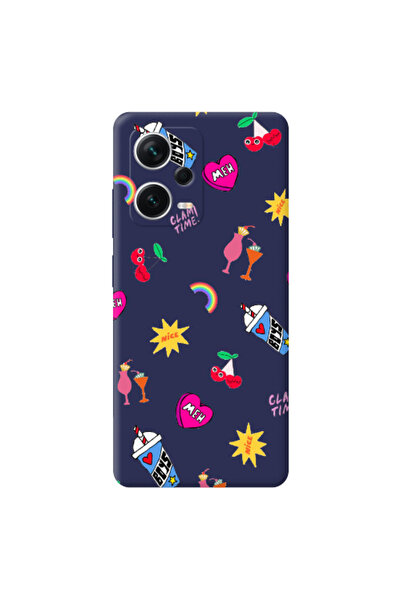 Other Xiaomi Poco X5 glam time Dark blue Colored Silicone TPU Θήκη