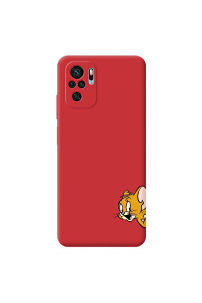 Other Xiaomi Redmi Note 10S Jerry 2 Red Colored Silicone TPU Θήκη
