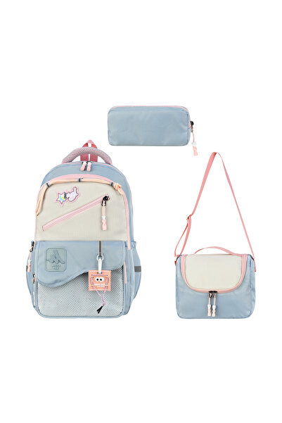 SippoTrade Luxury Girls' 3-Piece Set: Primary School Bag, Thermal Lunch Bag, ...