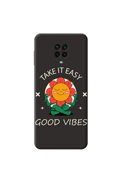Other Xiaomi Redmi Note 9 Pro Take It Easy Black Colored Silicone TPU Θήκη