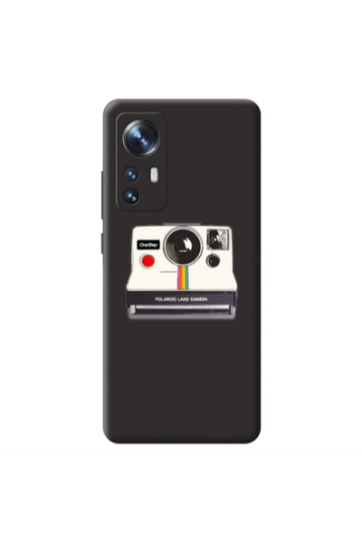 Other Xiaomi Mi 12 Polaroid land camera Black Colored Silicone TPU Θήκη