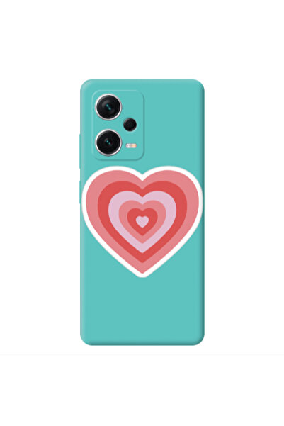 Other Xiaomi Poco X5 My Heart Is Yours Turquoise Colored Silicone TPU Θήκη