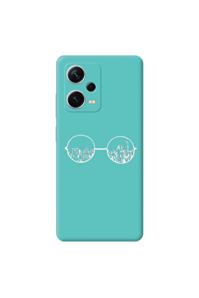 Other Xiaomi Poco X5 Sunglasses Turquoise Colored Silicone TPU Θήκη