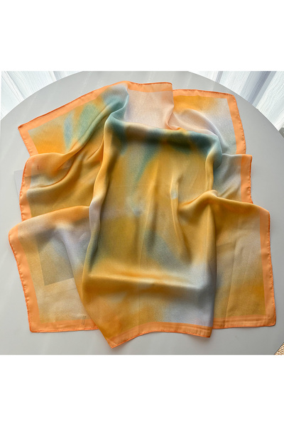 Choice1 وشاح مربع فاخر FJ1211-5-Color3 للنساء، حجاب أنيق للسيدات، وشاح ناعم م...