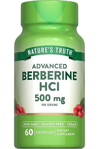 Natures Truth Nature's Truth Berberine Capsules | 500mg | 60 Count | Vegetari...