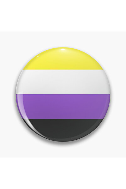 Choice6 32mm Style 2 LGBTQ+ Pride Flag Button Badge, Rainbow Pride Round Pin,...