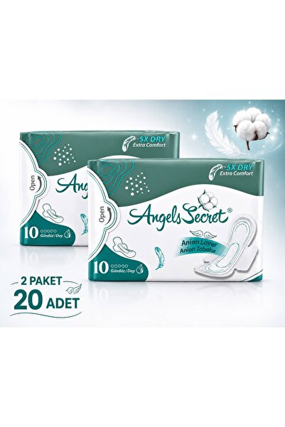 Angels Secret Gündüz Süper Emici Ultra İnce Anyonlu Hijyenik Ped 2li