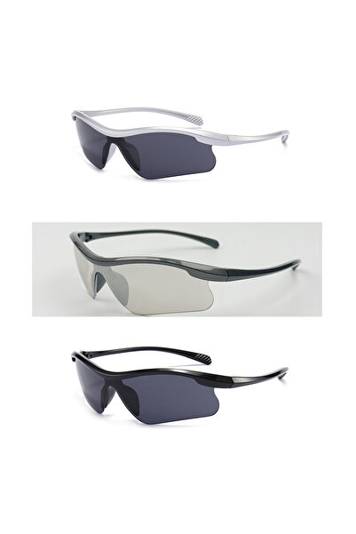 Choice4 MULTI 3pcs-123 New Sports Men Sunglasses Road Bicycle Glasses Mountai...