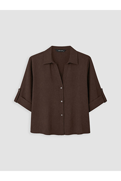 LC Waikiki Trendlucky Oversize Women's Shirt with a Difference