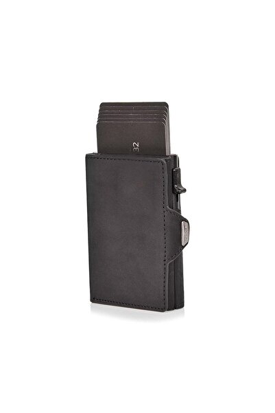 Choice1 Black RFID Blocking Anti-Swipe Men's Wallet Genuine Leather Automatic...