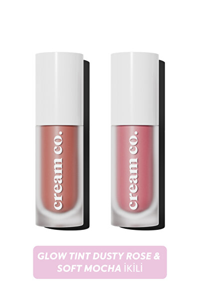 Cream Co. Glow Tint Soft Mocha & Dusty Rose Makyaj Seti | Nude & Gülkurusu Al...