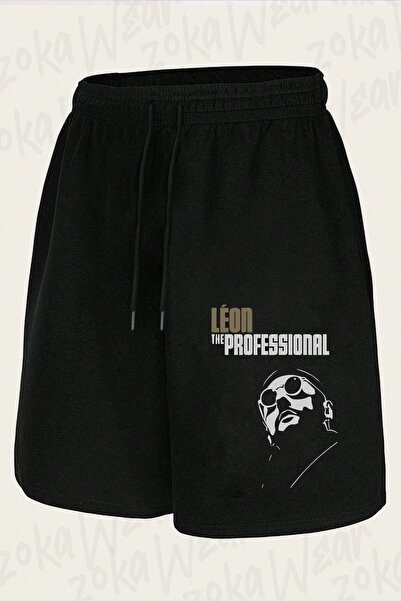ZOKAWEAR Unisex Cover Film Leon Design Printed Shorts