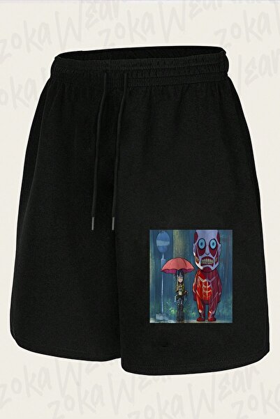 ZOKAWEAR Unisex Attack on Titan Hange Zoe Design Printed Shorts