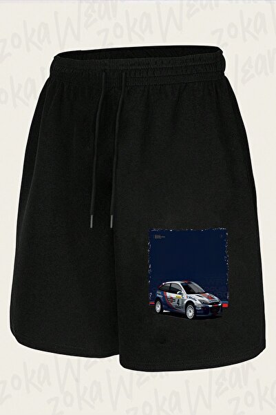 ZOKAWEAR Unisex Colin Mcrae Focus Design Printed Shorts