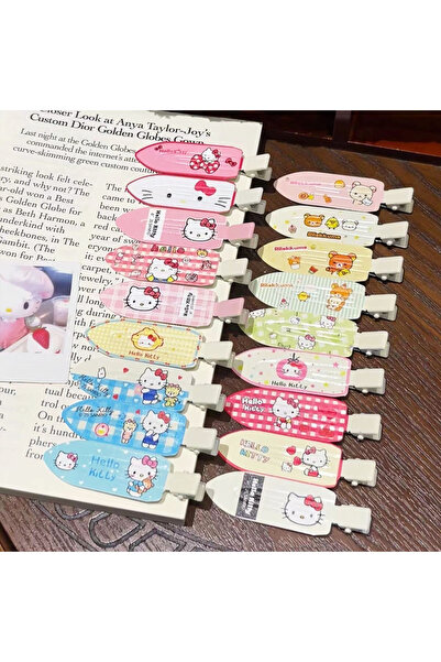 Choice 18pcs 18pcs Sanrio Hello Kitty Cute Hairclip Headwear Girls Anime Cart...