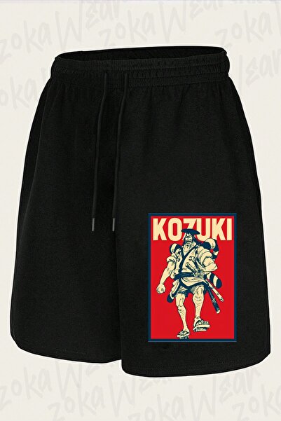 ZOKAWEAR Unisex σορτς με στάμπα Kozuki Oden Design