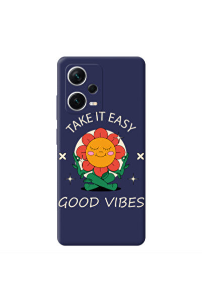 Other Xiaomi Poco X5 Take It Easy Dark blue Colored Silicone TPU Θήκη