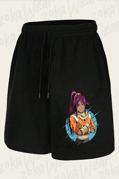 ZOKAWEAR Unisex Σορτς με στάμπα Bleach Yoruichi Shihouin