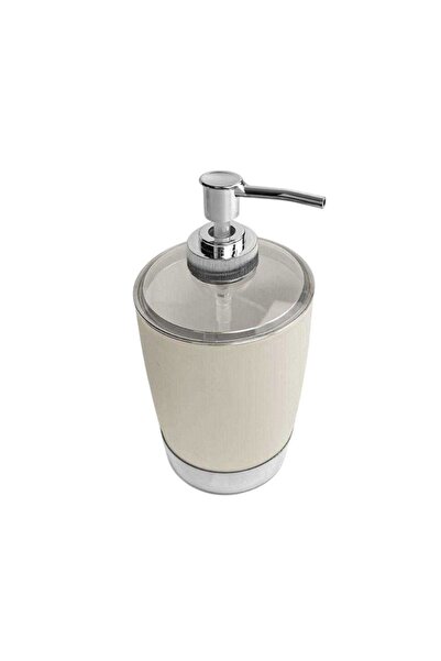 Tradesor Θήκες κρεμοσάπουνου Dispenser πλαστικές - Σετ 5pcs - Beige - 21583