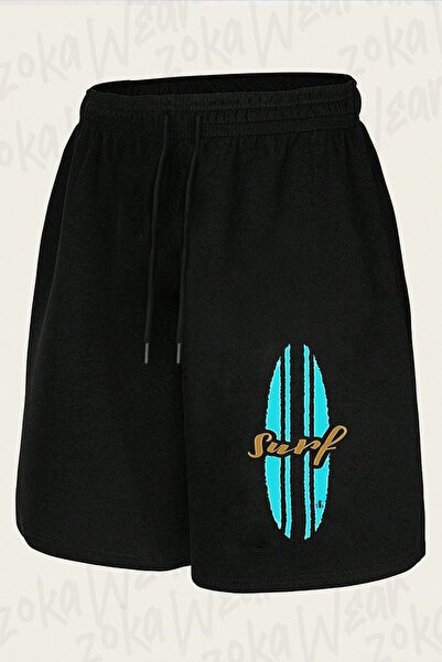 ZOKAWEAR Unisex Σορτς με στάμπα σχεδίου Surfing x2