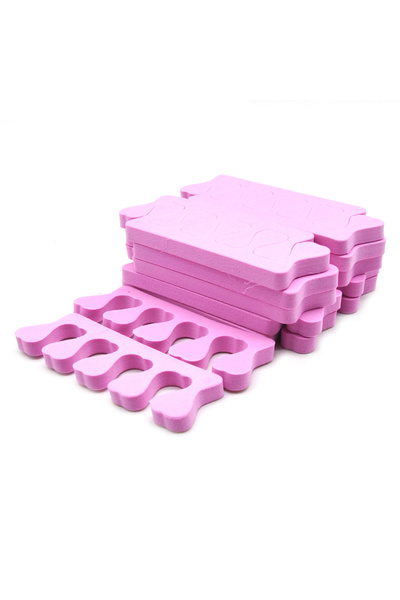 Choice6 Pink 50pcs (25Pairs) /Pack Nail Art Tool Finger Toe Separators Nail P...