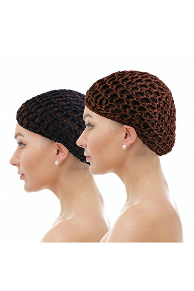 Choice3 شبكة شعر بمقاس واحد BK CF 2/3 قطع/مجموعة، غطاء نوم، للاستخدام اليومي،...