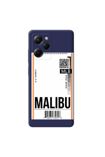 Other Xiaomi Poco X5 Pro Malibu Travel More Dark blue Colored Silicone TPU Θήκη