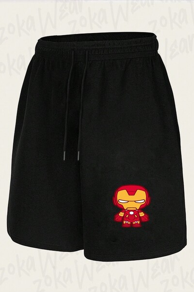 ZOKAWEAR Unisex Ironman V2 Design Printed Shorts