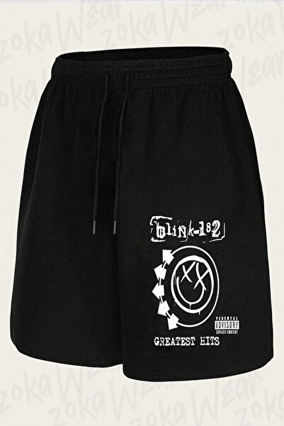 ZOKAWEAR Unisex σορτς με στάμπα Blink 182 Createst Design