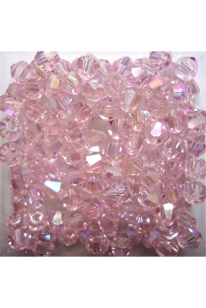 Choice6 pink 4mm 100pcs Bicone Faceted Crystal beads Austria Glass Beads Loos...