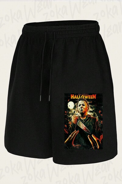 ZOKAWEAR Unisex Halloween John Design Printed Shorts