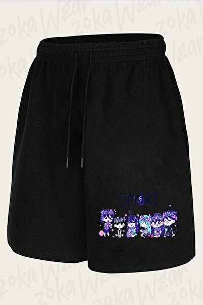 ZOKAWEAR شورت مطبوع بتصميم OMORI Suny للجنسين