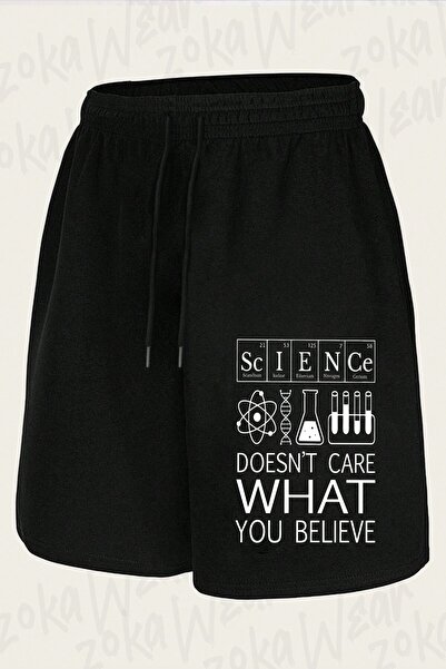 ZOKAWEAR Unisex Science Lab Tools Design Printed Shorts
