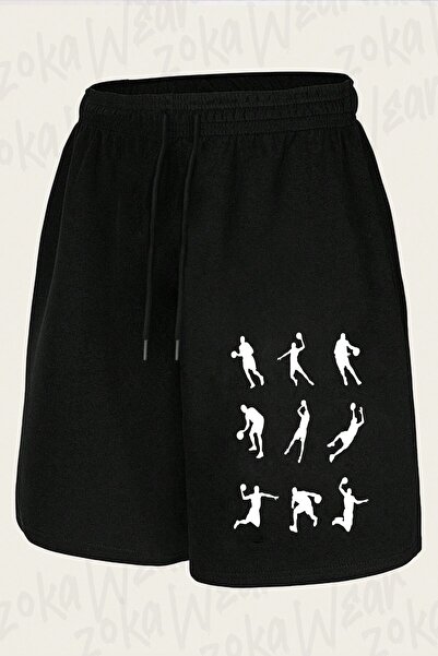 ZOKAWEAR Unisex Basketball Dunking Guys Design Printed Shorts