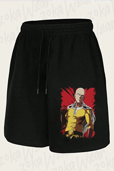 ZOKAWEAR شورت مطبوع بتصميم One Punch Man Saitama v6 للجنسين