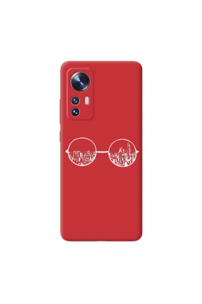 Other Xiaomi Mi 12 Pro Sunglasses Red Colored Silicone TPU Θήκη