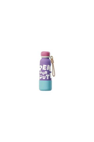 Vagon Vagonlife Steel Straw Bottle/Thermos with Hand Strap Vgn1105 550ml - Pu...