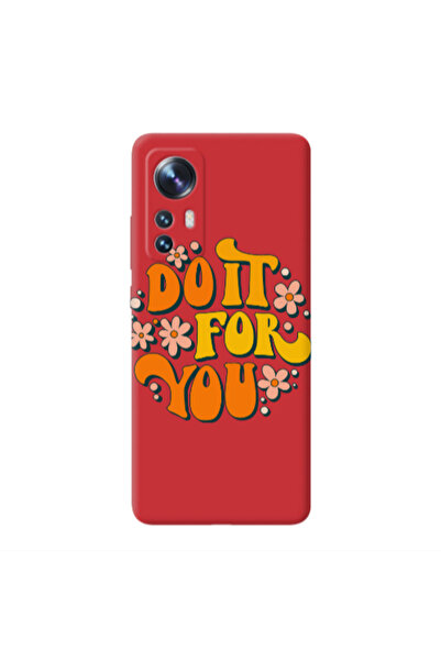 Other Xiaomi Mi 12 Pro Do it For You Red Colored Silicone TPU Θήκη