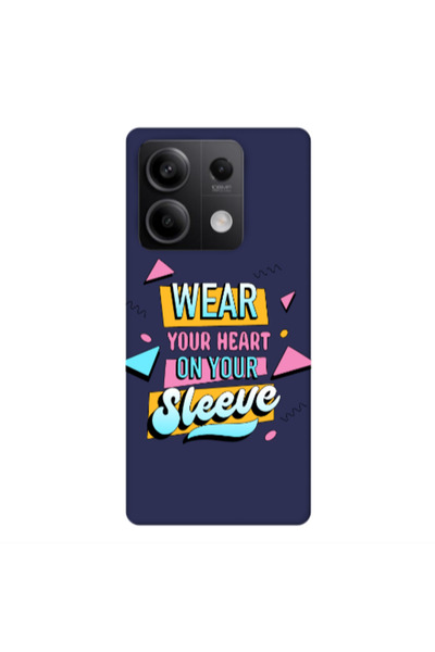 Other Xiaomi Redmi Note 13Pro 5G Wear Your Heart Dark blue Colored Silicone T...