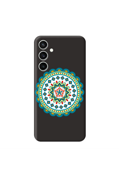 Other Samsung S24 Plus Mandala D11 Black Colored Silicone TPU Θήκη