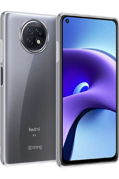 Crong Husă subțire din silicon pentru spate, 0.8mm, transparentă (Redmi Note ...