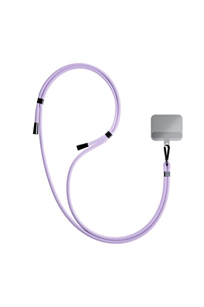 3MK Șnur universal pentru telefon EasyClip, Mov