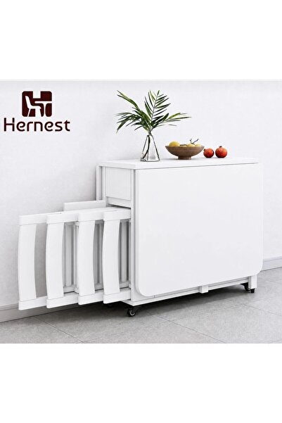 Sare trade Hernest UZATILABİLİR YEMEK MASASI BAMBU RENK SETİ
