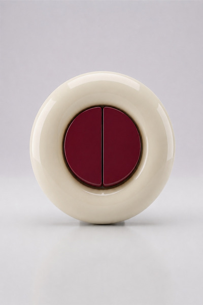 VRC Ticaret Special Design Bubble Series Exterior Cream Interior Burgundy Dec...