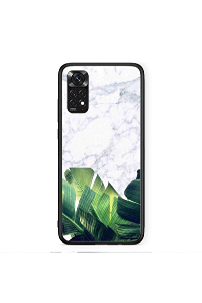 Other Xiaomi Redmi Note 11 4G Marble Laves Black Glossy Θήκη