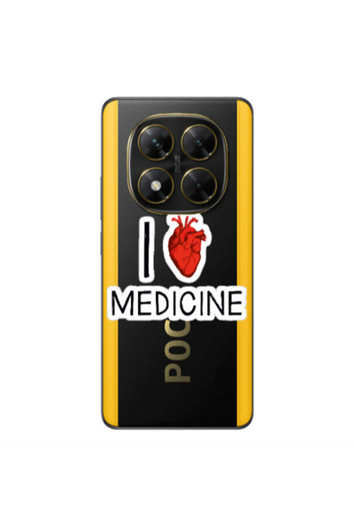 Other Xiaomi Poco X7 I Love Medicin Transparent Silicone TPU Θήκη