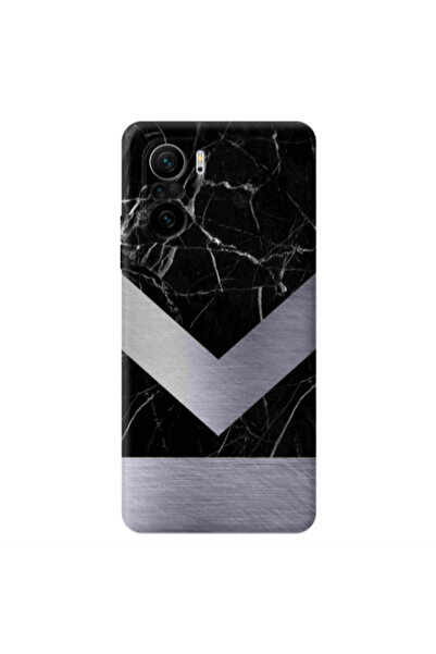 Other Xiaomi Poco F3 Marble Arrow Down Transparent Silicone TPU Θήκη
