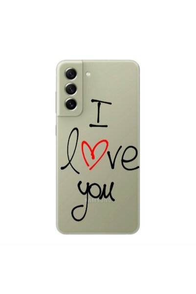 Other Samsung S22 Plus i love you Transparent Silicone TPU Θήκη